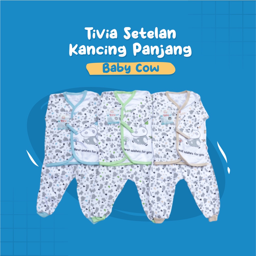 Setelan Kancing panjang - Baju Bayi Tivia