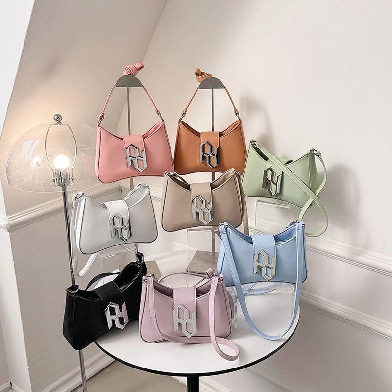 (1 KG MUAT 2PCS) 8074 TAS FASHION WANITA JAKARTA IMPORT TERBARU 2024