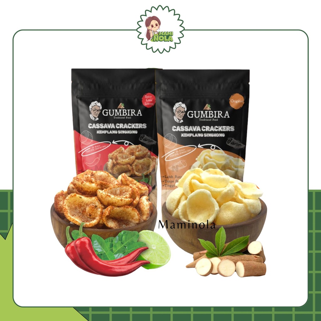 

Kemplang Gumbira Cassava Crackers Kerupuk Singkong Rasa Ikan Tengiri Khas Garut Oleh Oleh Sunda