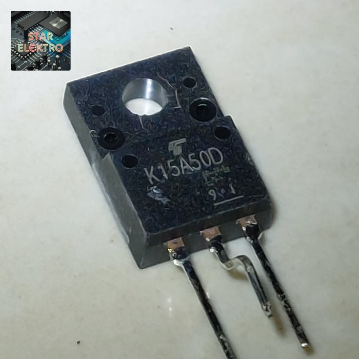 K15A50D To-220f TK15A50D K15A500 Toshiba Fet Mosfet 15A 500V N-Channel