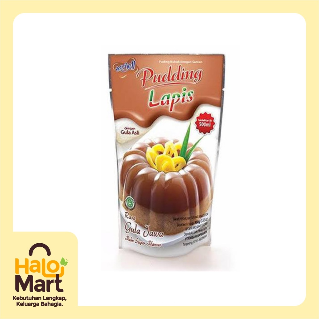 

Nutrijell Pudding Lapis Gula Jawa 100gr