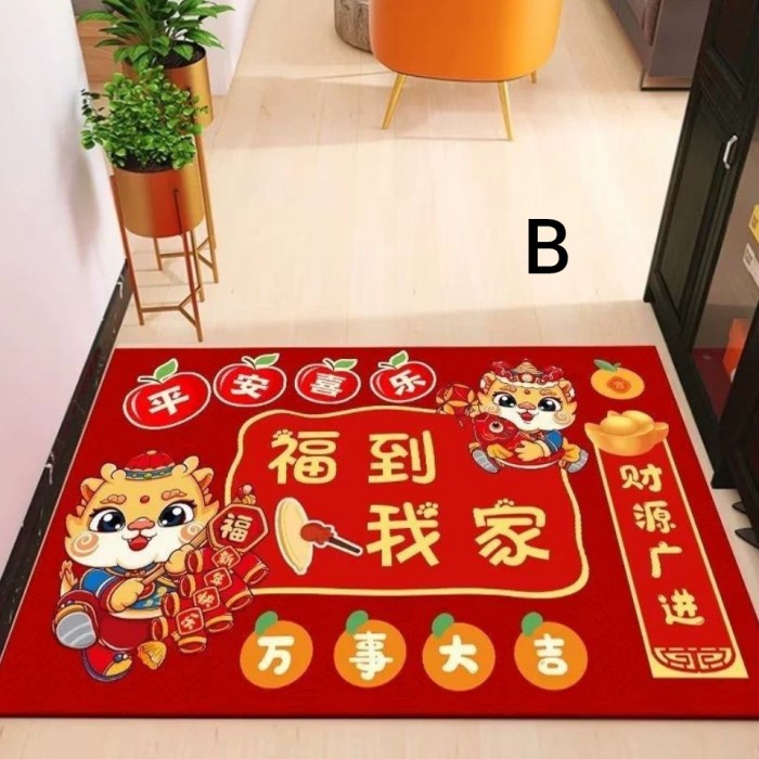 Floor Mat Keset Kaki Imlek Floor Mat Big CNY FLOOR MAT - B