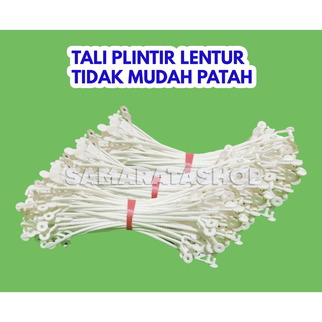 

Tali Plintir / Tali Plintir Plastik Snack Putih isi 50