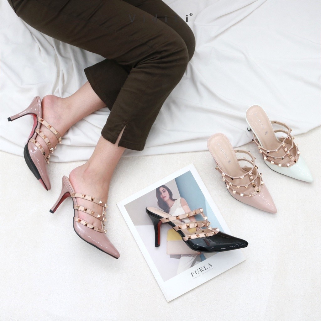Sepatu Import Wanita - Milano Sandal By Viditi // Kerja // Kuliah // Kantor