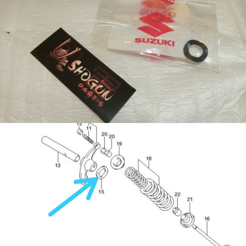 Ring Gelombang Pelatuk Shogun Smash Arashi Washer Gelombang Pelatuk Shogun Smash Arashi