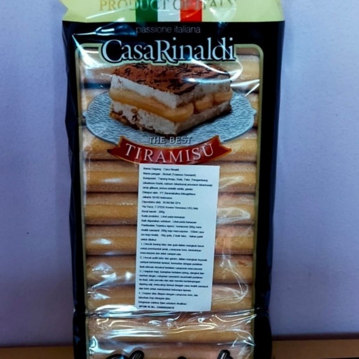 

CasaRinaldi tiramisu lady finger biskuit 200gr