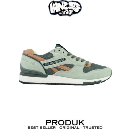 Sepatu Sneakers Reebok Gl6000 Olive Green Grey 100% Original BNIB