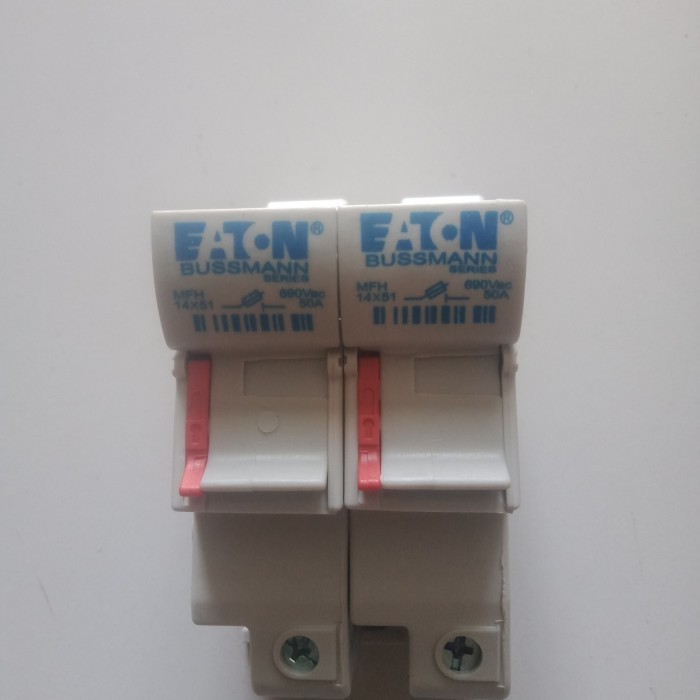 GW88 CH142-DU Untuk Fuse 14x51 690V 2 Pole Fuse Holder Eaton Bussmann