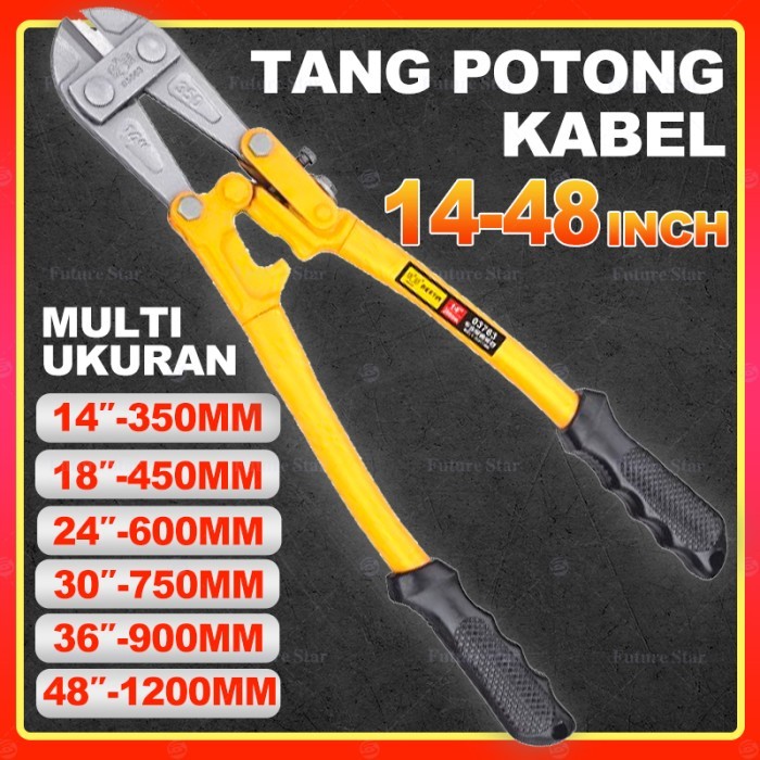 Gunting Kabel Besar Tang Pemotong  Alat Potong Besi Cable Bolt Cutter Pliers 14″ inch 350mm 18″ inch
