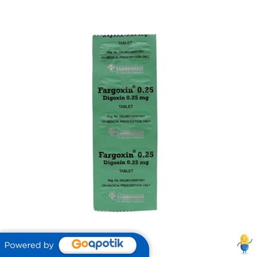 Fargoxin 0.25 Mg Strip 10 Tablet