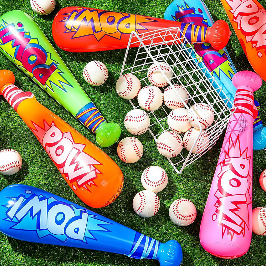 42Cm Balon Mainan Anak Tongkat Baseball Inflatable Stick Balon Tepuk Bahan PVC Balon Party Untuk