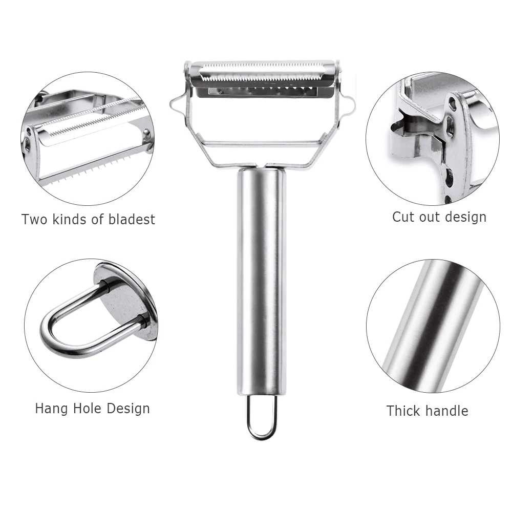 

promo ulang Februari KNIFEZER Pisau Pengupas Buah Sayur Peeler Multifunction - YYC770 grosir_majujaya