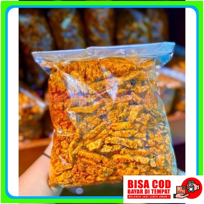 

1kg basreng stik viral pedas daun jeruk