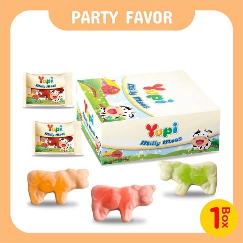 

Yupi Milly Moos Bag, Gummy berbentuk sapi