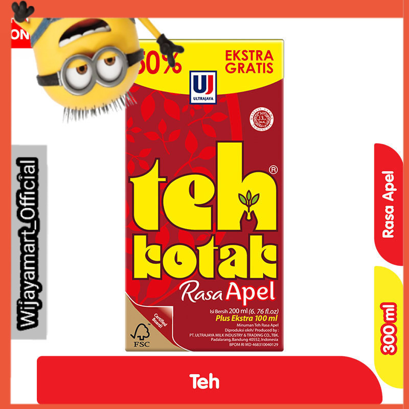

Ultra Teh Kotak Apel 300 ml