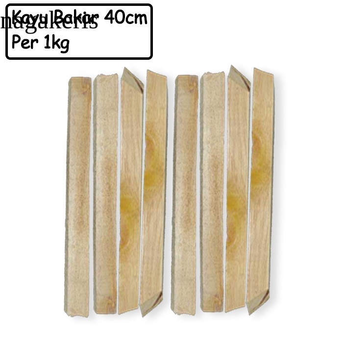 

Kayu Bakar BBQ 1kg Cacah Albasia 40 cm laris