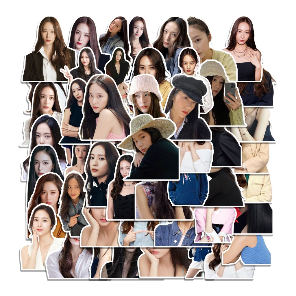 

COD 50 Pcs Stiker KPOP F(X) KRYSTAL JUNG Korean Idol KPOP Bias Lucu Anti Air Untuk Dekorasi Notebook Sepeda Skateboard Handphone