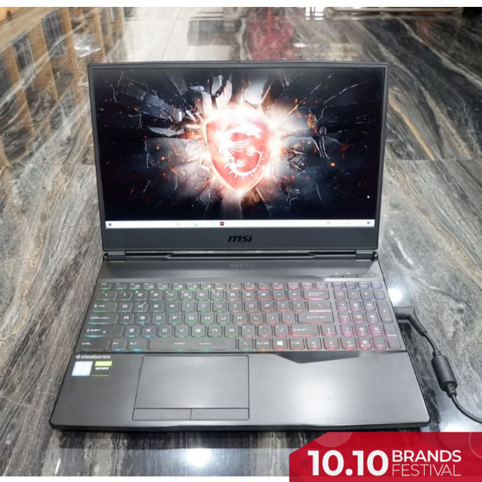 Laptop MSI GL65 9SEK Intel Core i7-9750H NVIDIA RTX 2060 Ram 16Gb Ssd 512Gb Hdd 1Tb SCU9918 HARGA MU