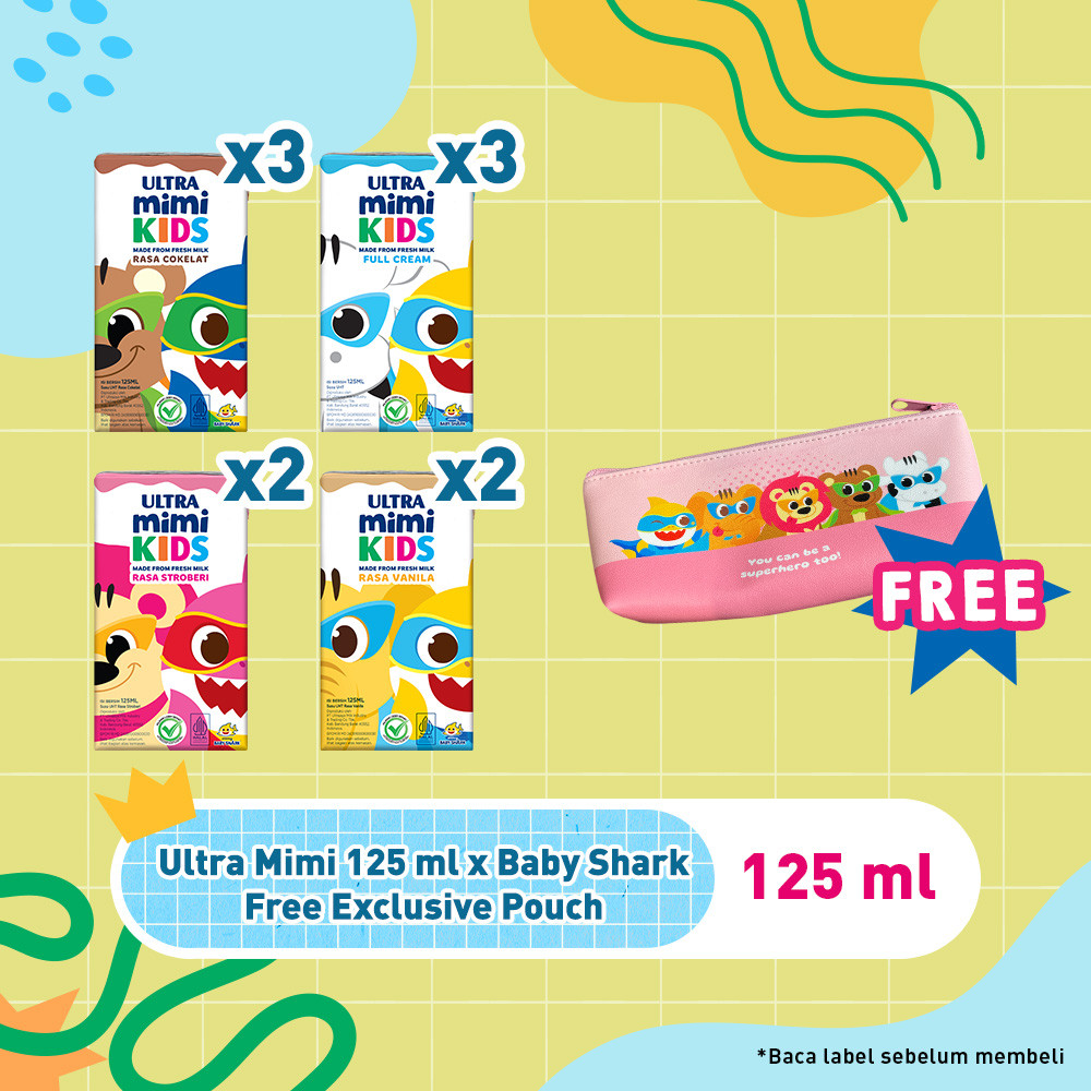 

wadistroalip Ultra Mimi 125 ml x Baby Shark - Free Exclusive Pouch