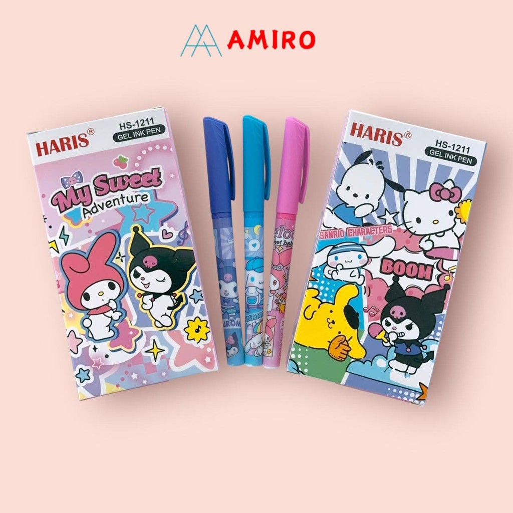 

(12pcs) Pulpen Ipen Youmei / Bolpen Pen Apel / Gel Pen Apple Youmei Karakter Lucu