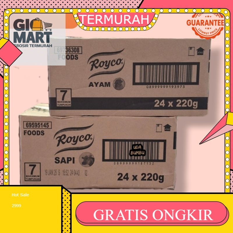 

1 Dus Royco 220gr (isi 24 pcs)