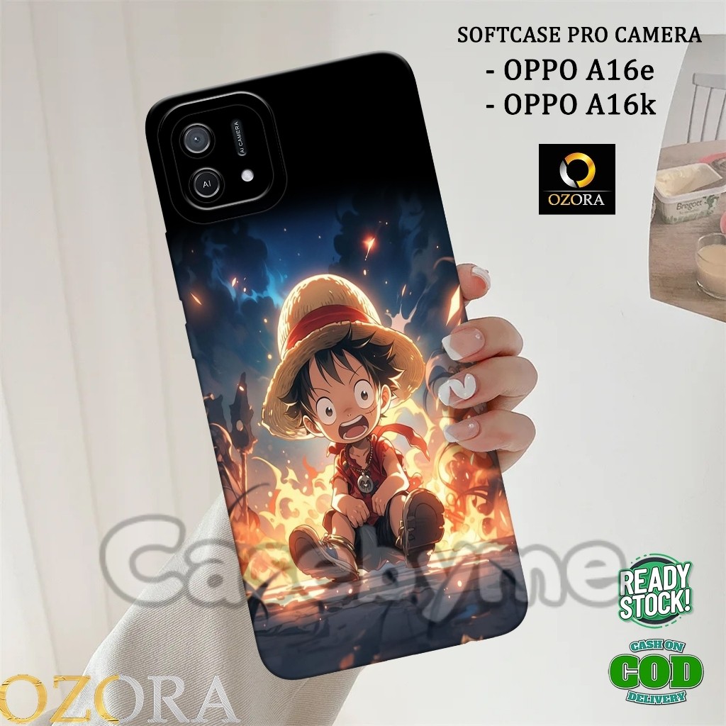 OZORA - Softcase Hp Oppo A16e / A16k Terbaru - Fashion Case ANIME - Case Hp Oppo A16e / A16k - Casin
