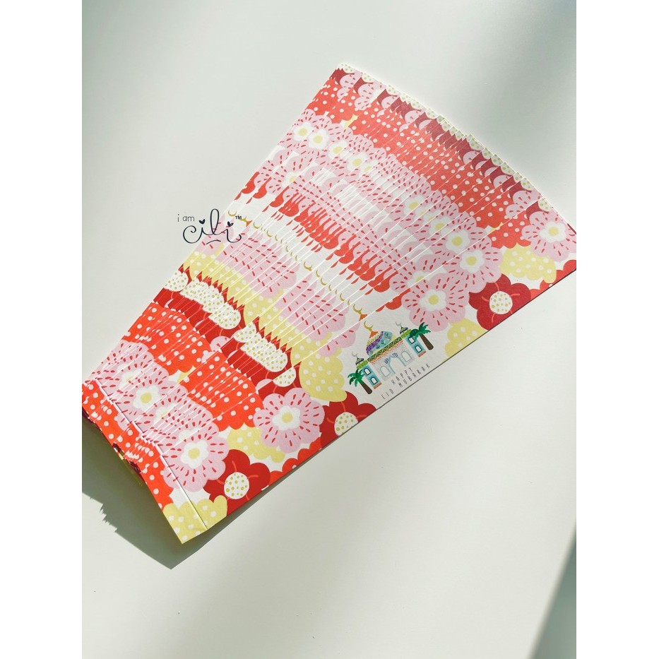 

(BELT IF008) label toples selongsong idulfitri lebaran FLOWERY
