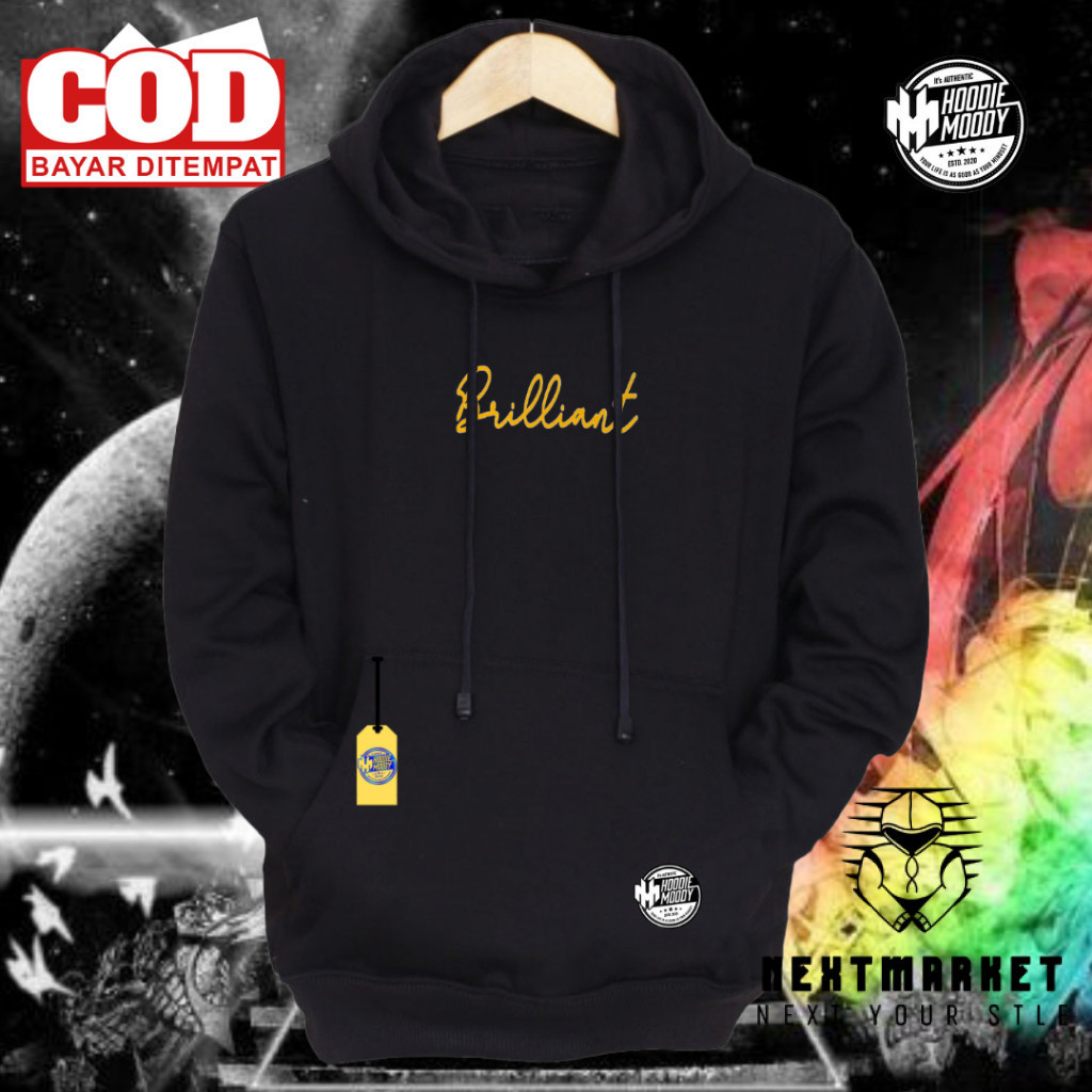 nextmarket Hoodie Sweater Pria Wanita Distro Warna Hitam Hodie Murah Jaket Tebal Authentic Terbaru 2