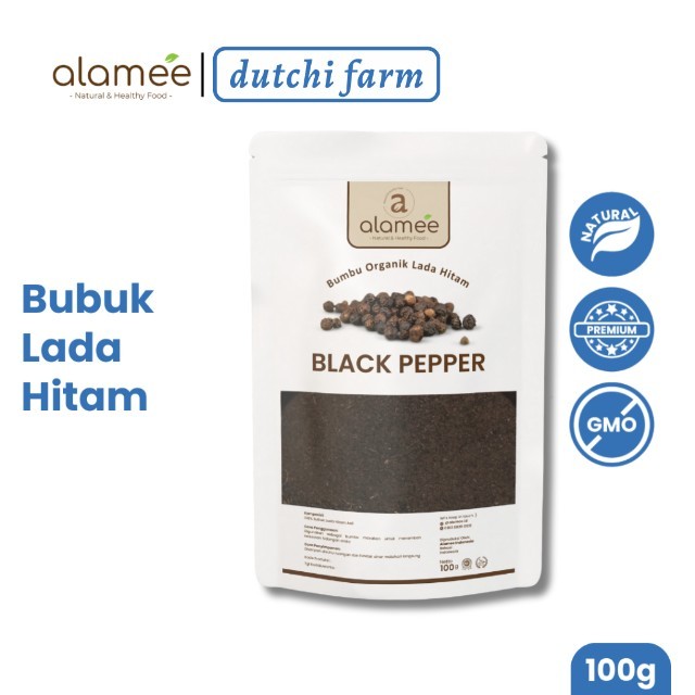 

ALAMEE Blackpepper Powder Lada Hitam Bubuk Black Pepper Bumbu Dapur Instan Dutchi Farm