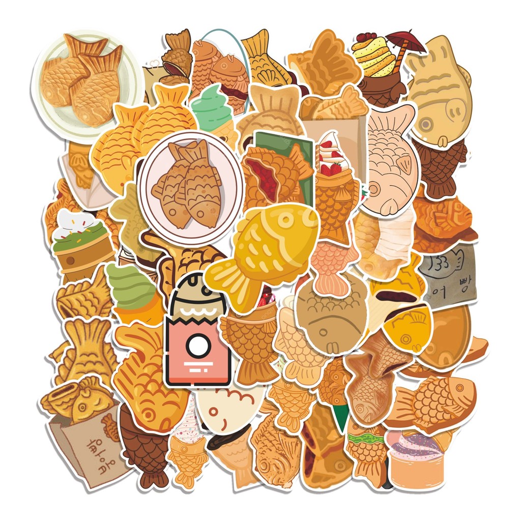 

COD 50 Pcs Stiker BUNGEOPPANG CARTOON Lucu Anti Air Untuk Dekorasi Notebook Sepeda Skateboard Handphone