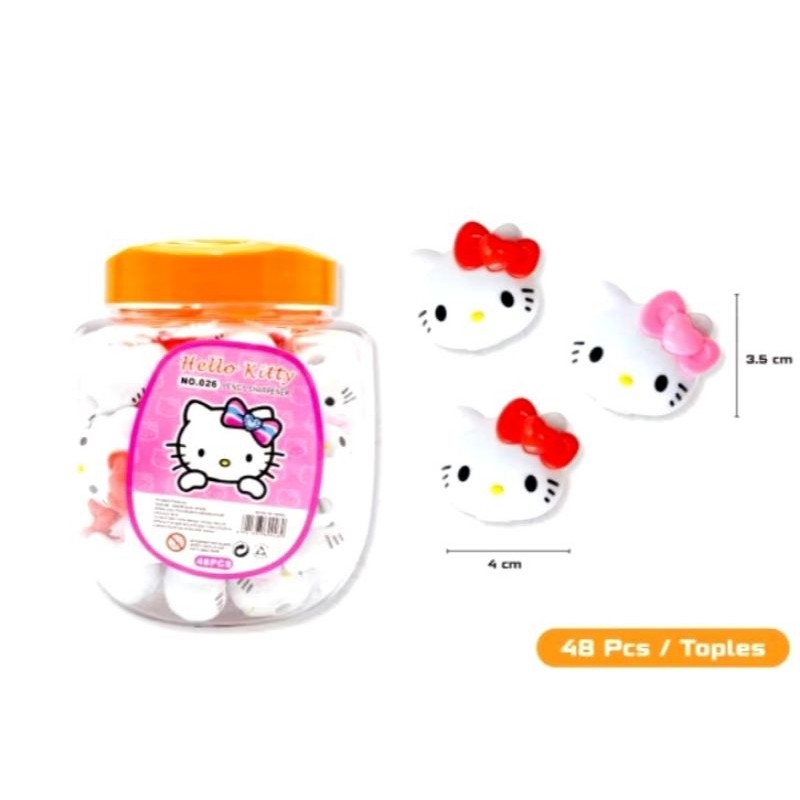 

Serutan / Rautan Toples 48pc Kepala Hello Kitty