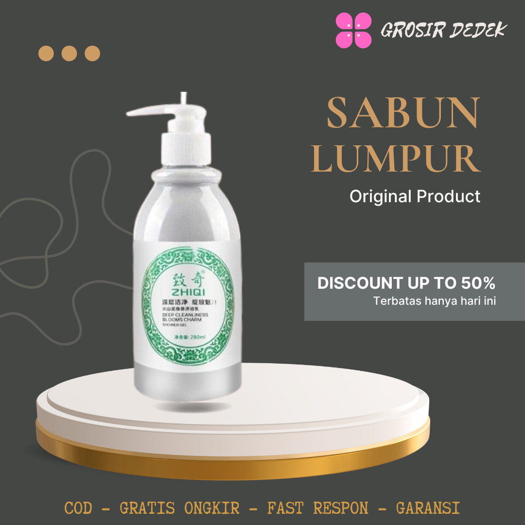 Original Sabun Lumpur Vulkanik Pemutih Ampuh Memutihkan Badan Wajah Permanen