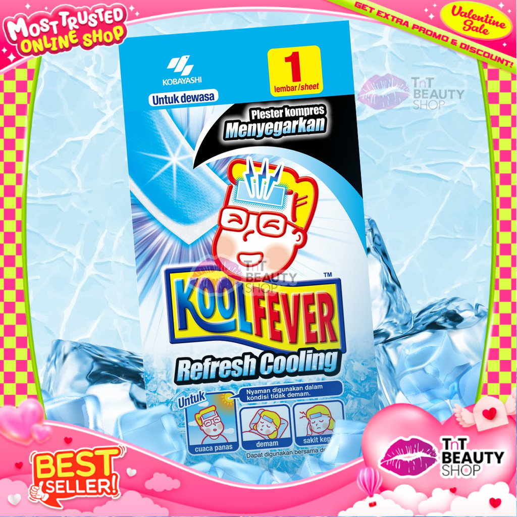 Koolfever Adult - Plester Kompres Demam Dewasa Penurun Panas | TnT Beauty Shop