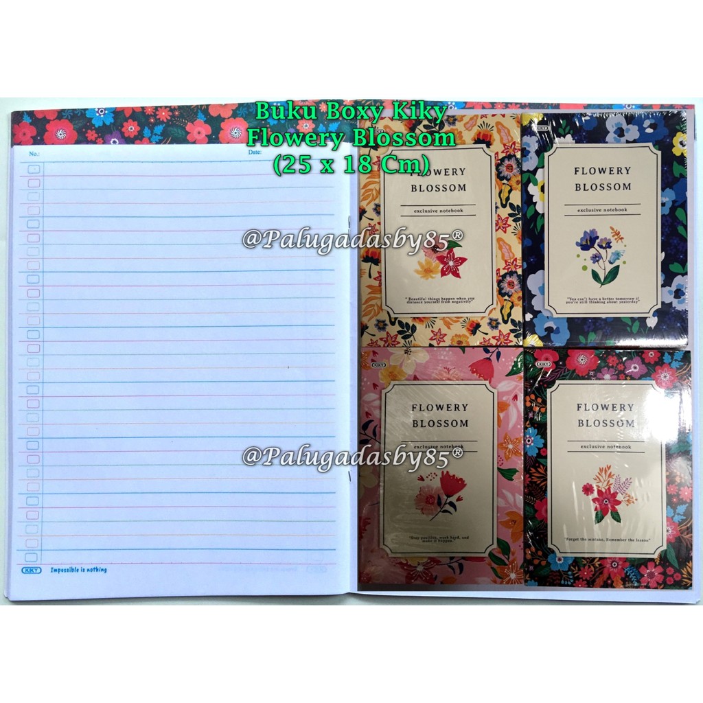 

(1 Biji) Buku Boxy KIKY 34 Garis Warna / Buku Boxy KIKY 34 Warna / Kiky Buku Boxy 34 Warna (1 Biji)