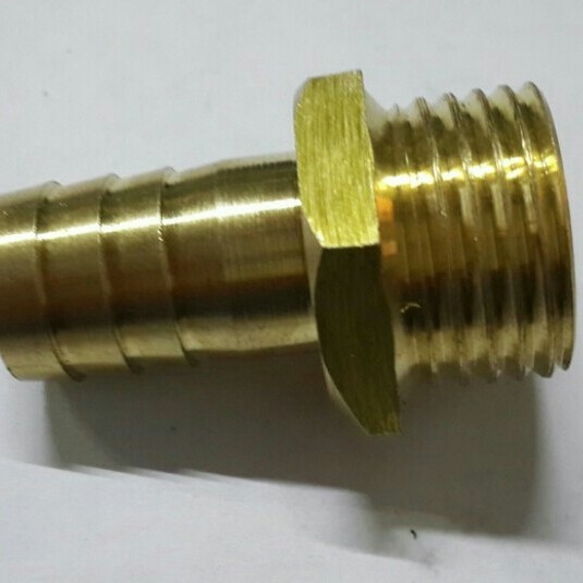 hose nipple / nepel selang 1 inch kuningan