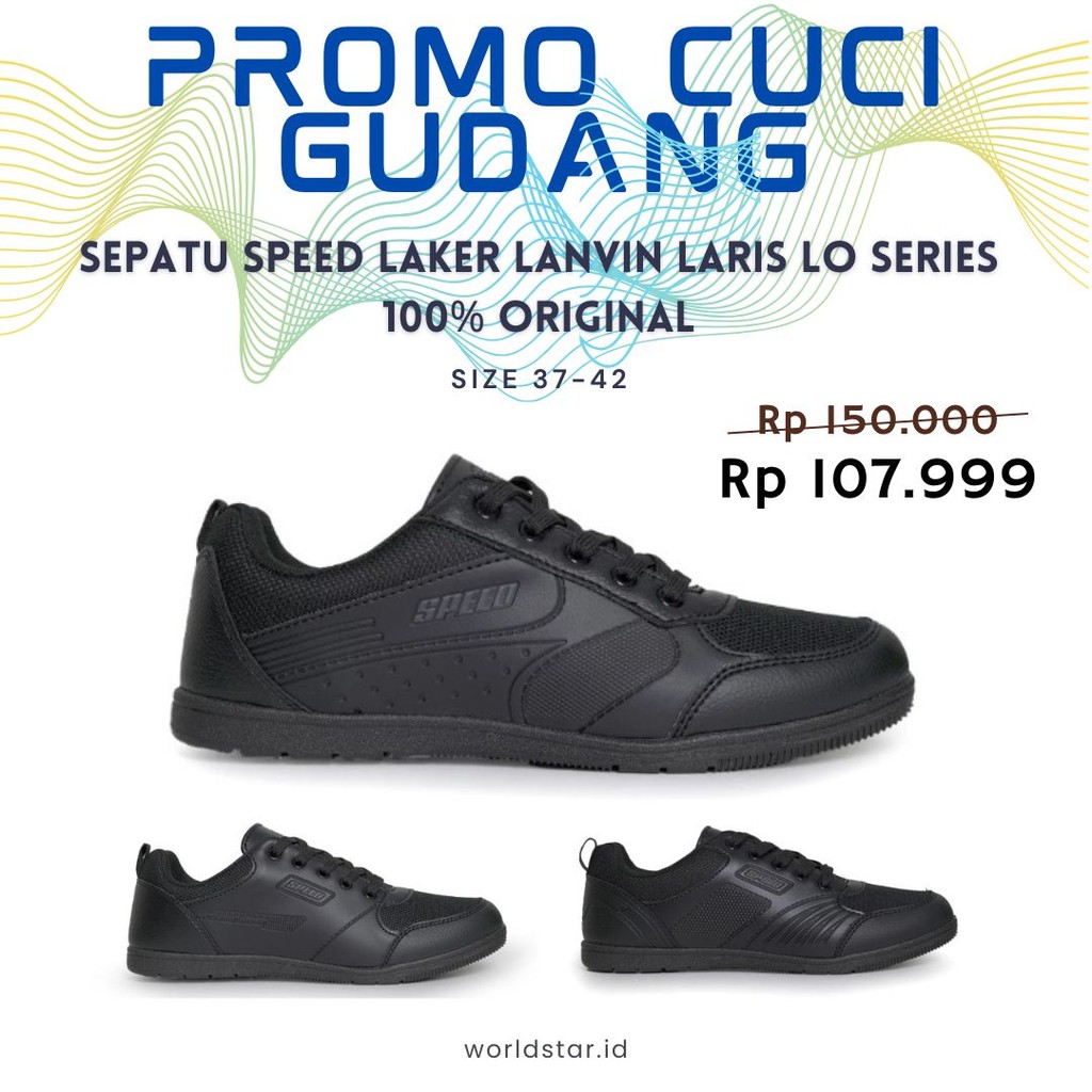 Sepatu Speed Laker Lanvin Laris LO Series 100% ORIGINAL Sepatu Pria Wanita Sepatu Sekolah