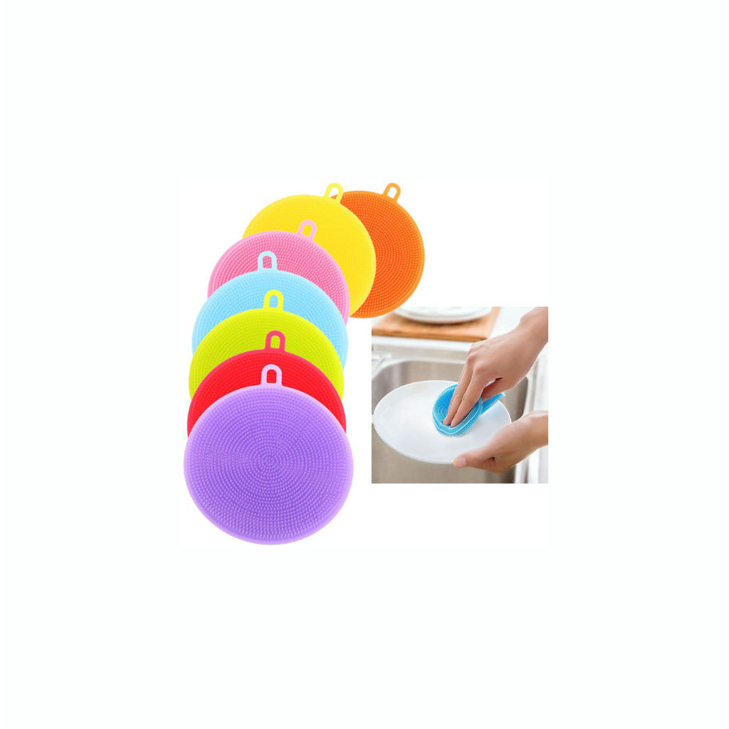 Spon Cuci Piring Silikon Anti Lecet / Spons Gerigi