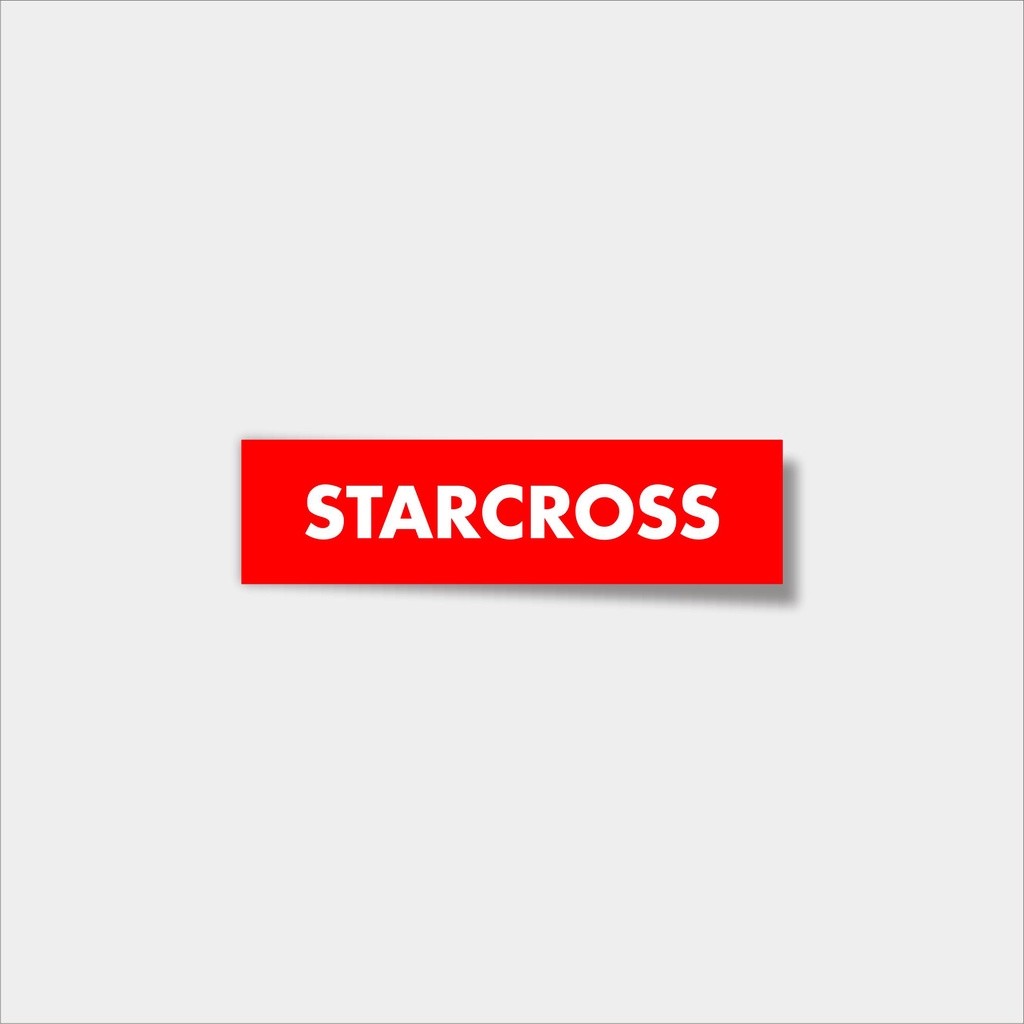 Stiker Sticker Brand Distro Graftac Vinyl Logo Starcross Skate surf Band Grafiti pop art Case Phone 