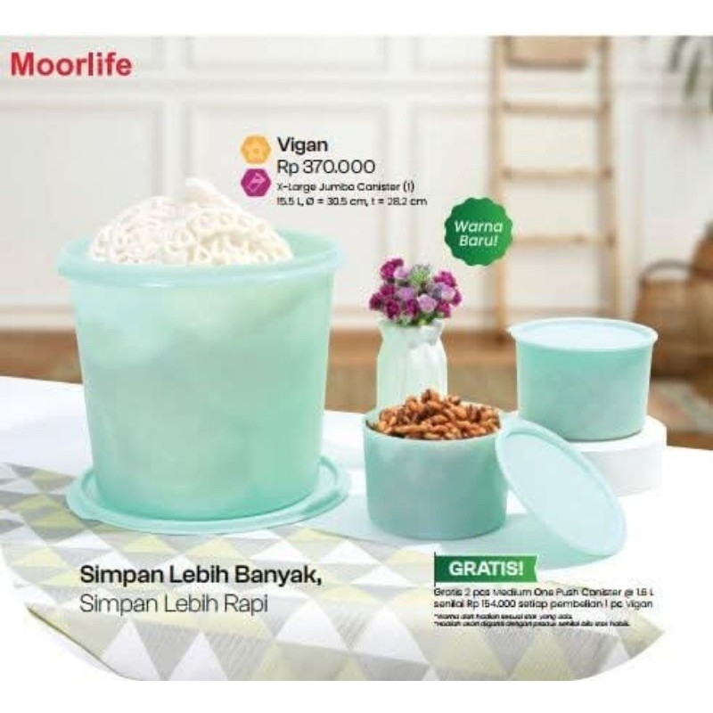 Moorlife - Vigan Moorlife free 2pcs one push / Toples Jumbo UK 15.5Liter