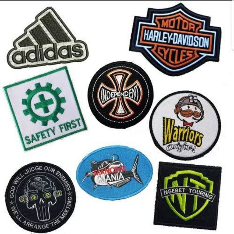Bordir PACT BORDIR CUSTOM/EMBLEM, BET, BORDIR NAMA BADGE,SIZE BESAR, Bordir Nama Dada bordir