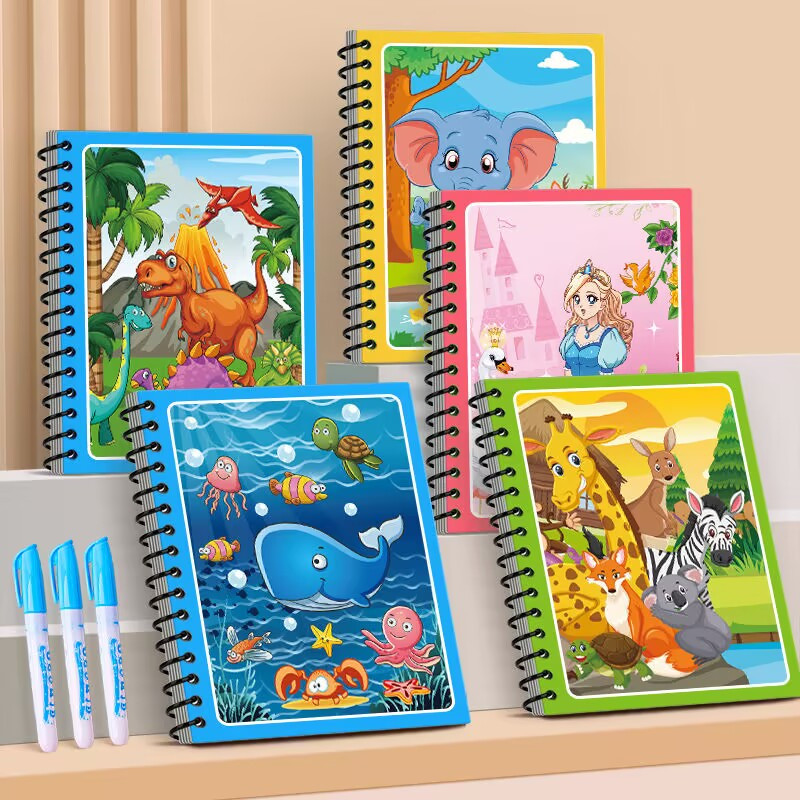 

Coloring Books Baby Magic Water Book Montessori Educational Toys Children 1 Year Reusable Painting Kids Games
