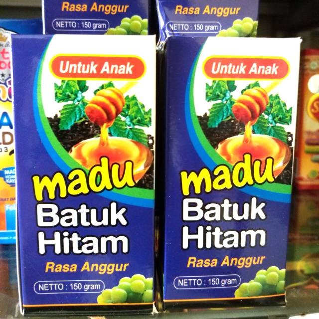 

Madu Batuk Hitam Untuk Anak Rasa Anggur & Mint plus Omega 3 6 dan 9
