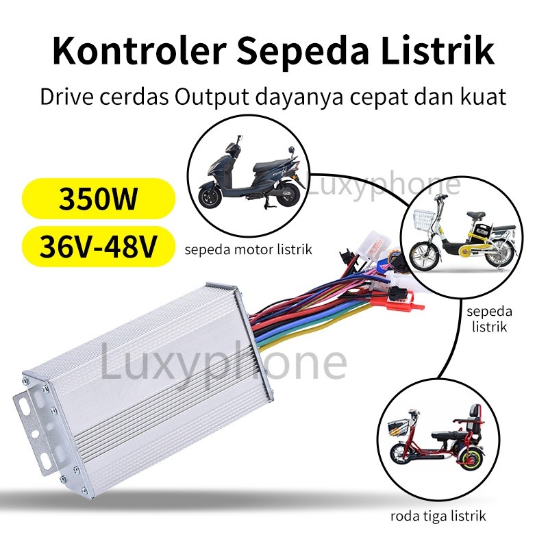 Controller Sepeda Listrik 36/48v 350w Kontroler Sepeda Listrik Motor Controler Sepeda Listrik Exotic