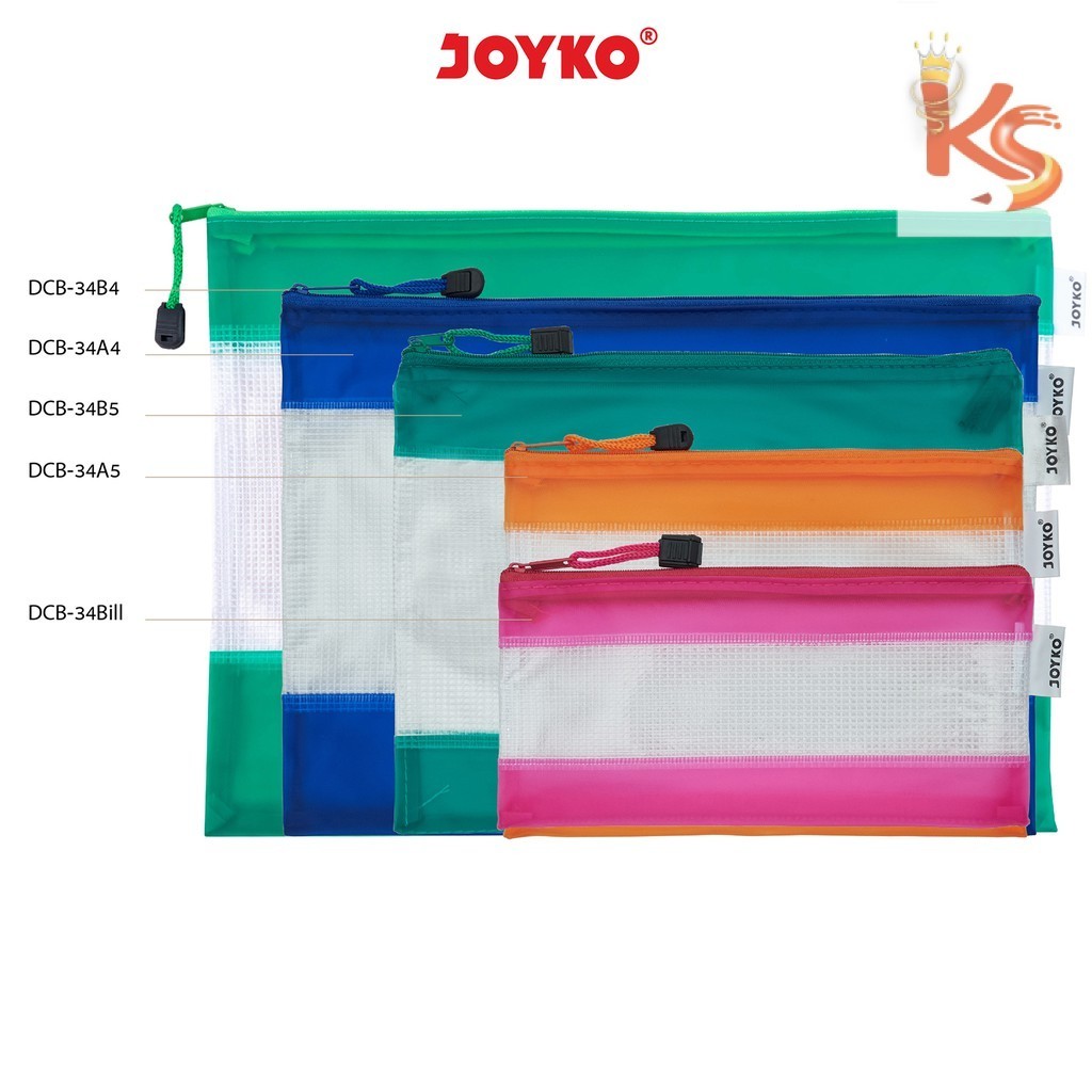

( KS ) Document Bag Tas Dokumen Plastik Waterproof Joyko DCB-34
