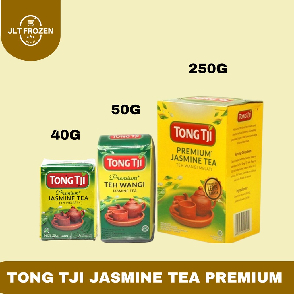 

Tong Tji Jasmine Tea Permium / Teh Melati / Teh Seduh 40g / 50g / 250g