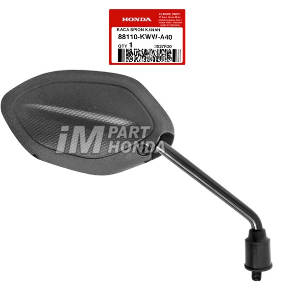 88110-KWW-A40 Kaca Spion Kanan Revo 110 2011 2012 Supra X 125 Fi 150 GTR Revo Fi