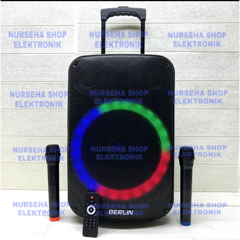 Speaker aktif portable bluetoot 12 inch original BERLIN 238 A5 garansi resmi