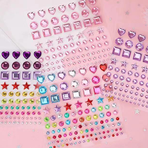 

Stiker bintang kristal DIY/stiker kristal berlian 3D/stiker kartun