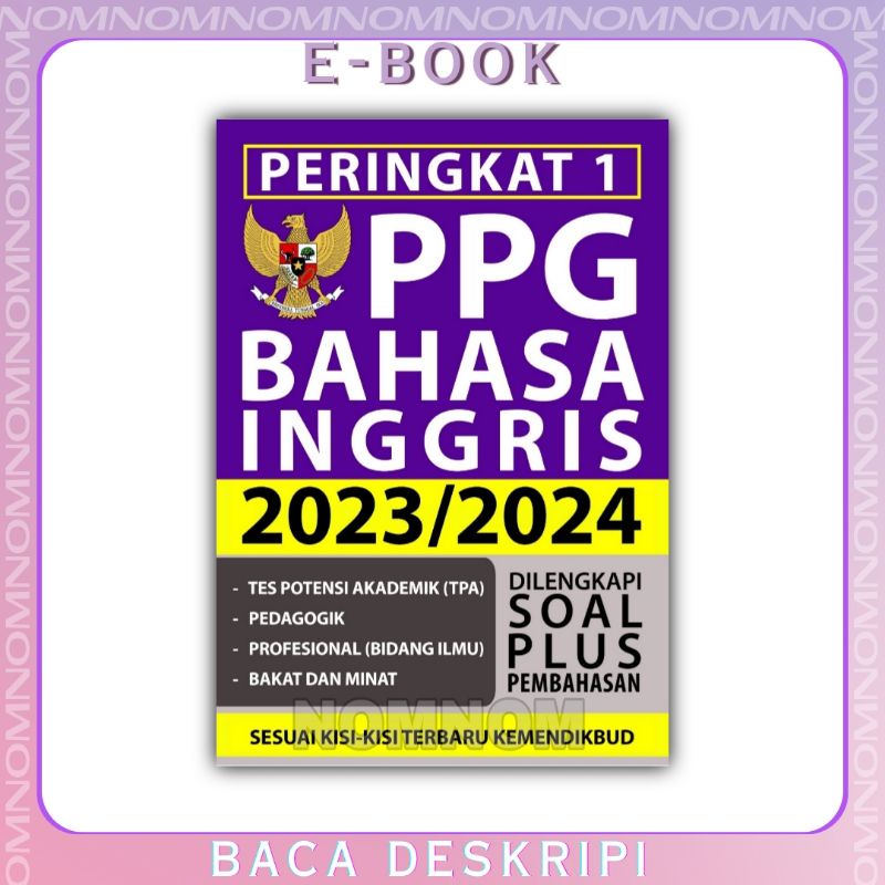 

PERINGKAT 1 PPG BAHASA INGGRIS 2023/2024