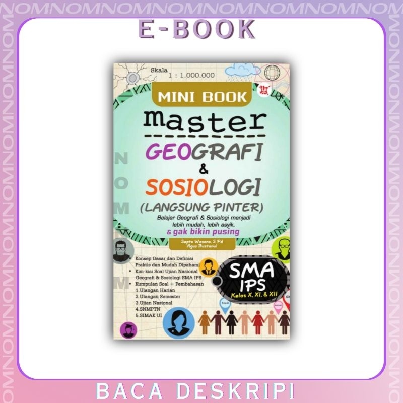 

MINI BOOK: Master Geografi dan Sosiologi (LANGSUNG PINTER) Untuk SMA X, XI, XII